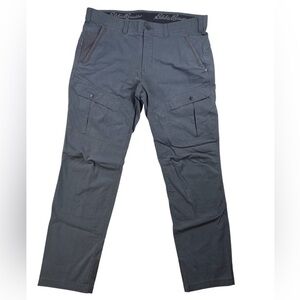 Eddie Bauer First Ascent Men’s Gray Cargo Stretch Hiking Pants | 38x34